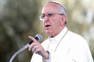 Pope Francis says that freedom of expression is not absolute.