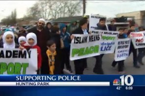 Republicans Take Note: Philly Muslims March To Protest Terrorism And Support Police (VIDEO)