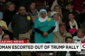 Woman Kicked Out Of Trump Rally For Being Muslim (VIDEO)