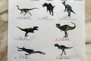 Creationist Kid Declares Dinosaurs ‘Fake’ And Tells Teacher To ‘Read The Bible’