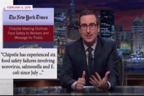 Watch: John Oliver Slams Chipotle For Being ‘America’s Emotionally Abusive Boyfriend’