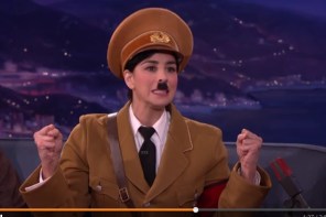 Sarah Silverman Channels Hitler To Blast Donald Trump On Conan (VIDEO)