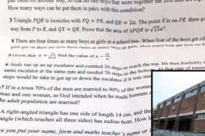 People Can’t Stop Laughing At This INSANE Math Quiz A Homophobic Teacher Gave His Students (IMAGE)