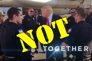 Trump Caught Using Phoenix Police As ‘Law And Order’ Props Without Their Permission