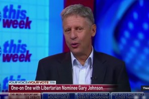 Space Cadet Gary Johnson Declares Space Colonization “The Future Of The Human Race” (VIDEO)