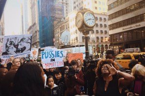 Women Block Entrance To Trump Tower: ‘Trump Thinks He Runs This Town, Pu**y Came To Shut It Down.’ (VIDEO)