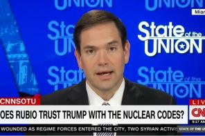 WATCH: Rubio Can’t Bring Himself To Say He Trusts Trump With Nuclear Codes During Cringey Interview