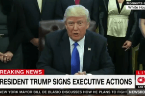 Trump Brags About Watching Muslims Get Detained In Airports In Disgusting Post-Ban Interview (VIDEO)