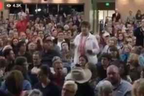GOPer Left Sputtering As Teacher Brings Town Hall To Its Feet With Brutal Observation About Trump