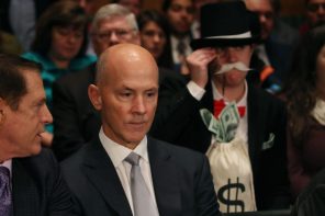 The Senate Banking Committee Held An Equifax Hearing, And The Monopoly Man Showed Up
