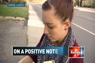 Caitlin Prater-Haake turned the tables on a bully.
Source: The National