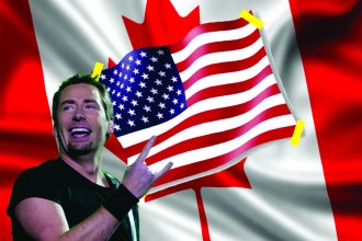 Canadian Chad Kroeger of Nickelback - Graphics by Charles Topher