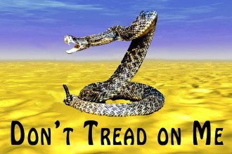 Arizona GOP takes 'Don't Tread On Me' to new level, picture by KAZVorpal