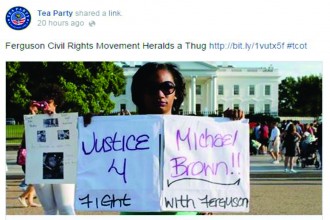 Screengrab from thye Facebook page 'Tea Party' - https://www.facebook.com/teapartyorg