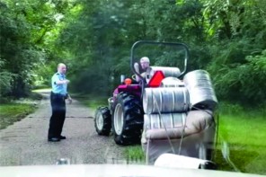 Pulling Keg Couch With Tractor While Drunk:  Not In Obama’s Police State!
