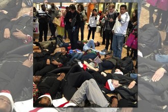 Black Friday Die-In Galleria Mall St. Louis, MO.