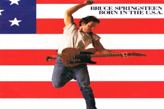 Cover of Bruce Springsteen's "Born in the USA" Image @Pophistory.org