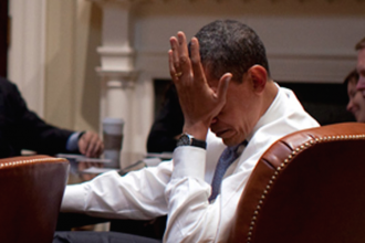 Obama facepalm