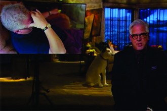 Glen Beck, certifiably insane, says he has a reason for looking crazy - Screengrab from YouTube
