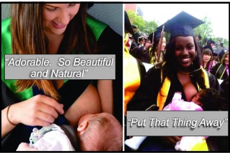 Jacci Sharkey anf Karlesha Thurman got very different results from the same picture - Images from Facebook