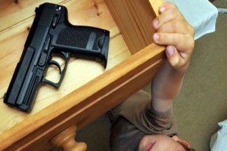 Toddler shoots mother