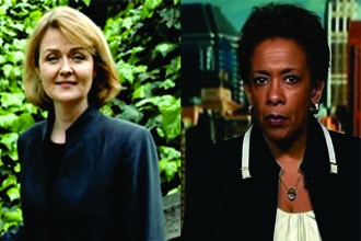 Loretta Lynch (left), Whitewater Attorney and Lorettas Lynch (right) Attorney General Nominee - Image courtesy of mediamatters.com