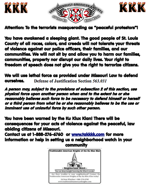 the-kkk-is-pledging-lethal-force-against-ferguson-protesters-body-image-1415900011