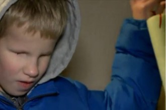 School takes blind boy's cane and replaces with a pool noodle.