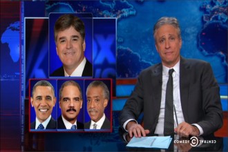 Jon Stewart takes on Sean Hannity over Ferguson