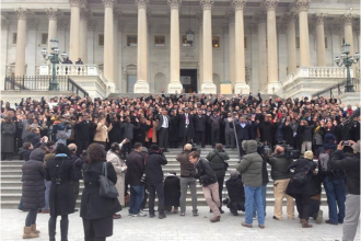 Congressional staffers walked of the job to protest grand jury decisions