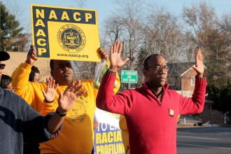 Protesters march from Ferguson to state capital