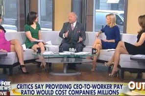 Watch Fox News Claim Transparency In CEO Versus Worker Pay Is Corporate ‘Slut Shaming’ (VIDEO)