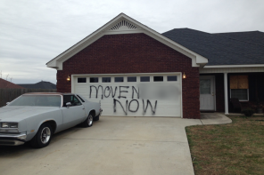 Move N*gger Now: Racists Try To Scare Grandmother And Her Family Out Of Their Home (IMAGES)