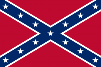 Confederate rebel flag (public domain)