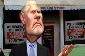 Mike Pence can't, or won't, answer one simple question about the new Indiana law.