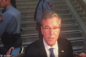 Jeb Bush On Georgia Statehouse Steps