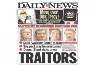 A growing number of people are calling the 47 senators who signed the Iran letter "traitors"