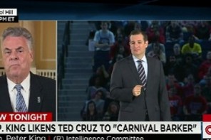 WATCH: Rep. Peter King Slams Ted Cruz’s Presidential Bid; ‘I’ll Jump Off A Bridge If He’s The GOP Nominee’ (VIDEO)