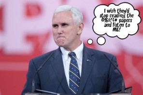 Indiana governor Mike Pence blames the media for reaction to the state's anti-gay law.