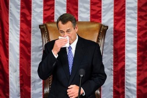 Boehner crying