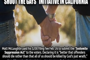 shoot the gays bill CA
