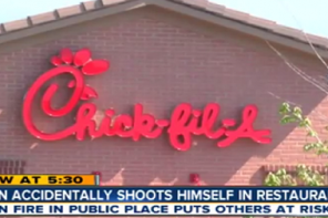 WATCH: Man Shoots Self With Concealed Gun Inside Chik-fil-A (VIDEO)