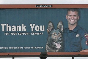 Officer Shoots 2, Kills 1, PD Association Posts Billboard Thanking Him (IMAGES)