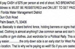 Big Corporate ‘Protester’ Scam Busted In South Fla – Paid Actors Feign Outrage For 75 Bucks (SCREENSHOTS/VIDEO)