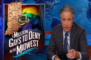 Watch Jon Stewart Skewer The Bigots Behind Indiana’s Anti-LGBT RFRA (VIDEO)