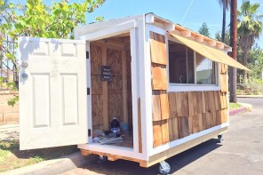 Selfless Man Builds Tiny House For Homeless Woman Who Once Slept In The Dirt (VIDEO)