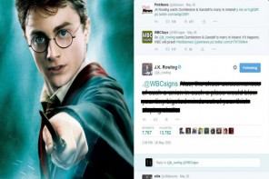 J.K. Rowling LITERALLY DESTROYS Gay Bashing Twitter Trolls Of The Westboro Baptist Church (IMAGES)