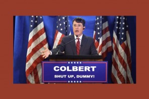 WATCH: Stephen Colbert Gives *LOTS* Of Support To Donald Trump In This New, Offbeat Video