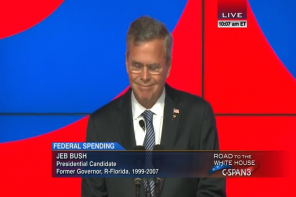 Total Hypocrite Jeb Bush Claims Lobbyists Are Bad…For Audience Of Corporate Lobbyists (VIDEO)