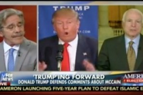 Why is Fox News defending Donald Trump's comments about McCain?
